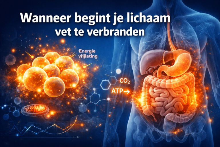 Wanneer begint je lichaam vet te verbranden